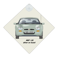 MGF 1.8i 1995-2002 Car Window Hanging Sign
